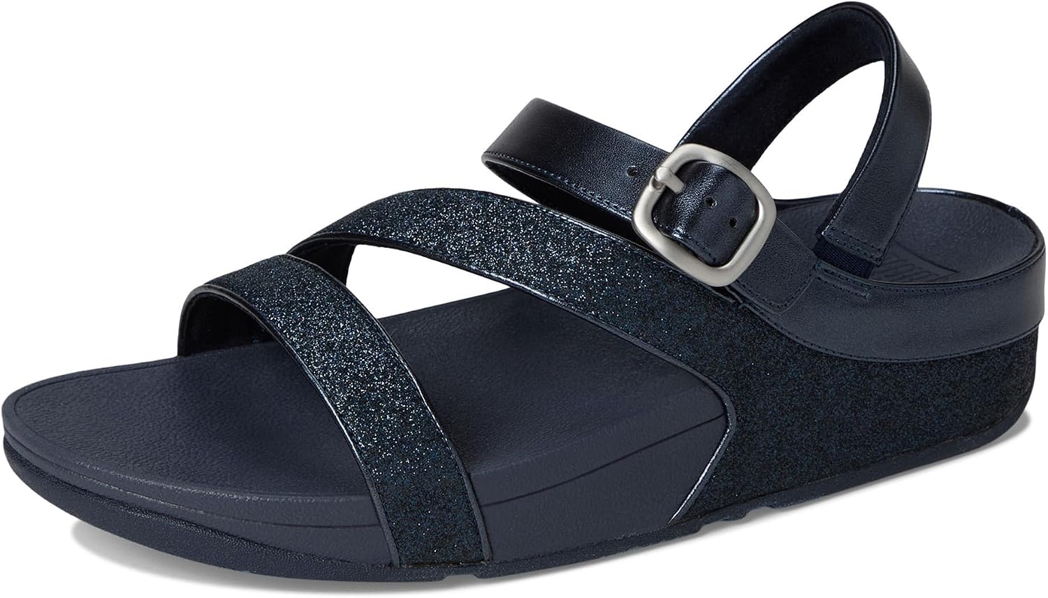 image:imageFitFlop Skinny Ii Glitterdust ZStrap SandalsMidnight Navy