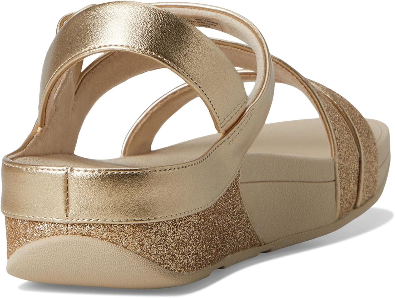 image:imageFitFlop Skinny Ii Glitterdust ZStrap SandalsPlatino