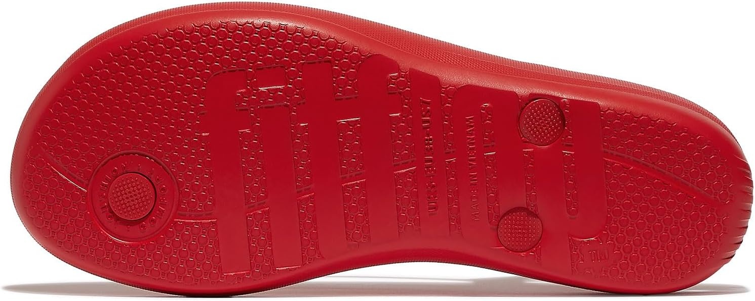 image:imageFitFlop Surfa StripeWebbing ToePost Sandals002 Red