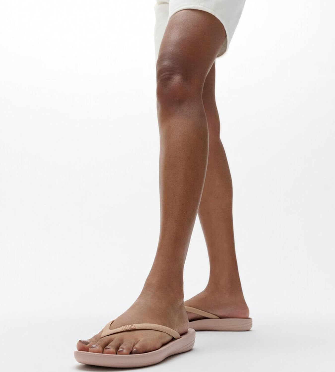 image:imageFitFlop Surfa StripeWebbing ToePost SandalsBeige