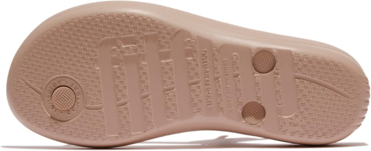 image:imageFitFlop Surfa StripeWebbing ToePost SandalsBeige