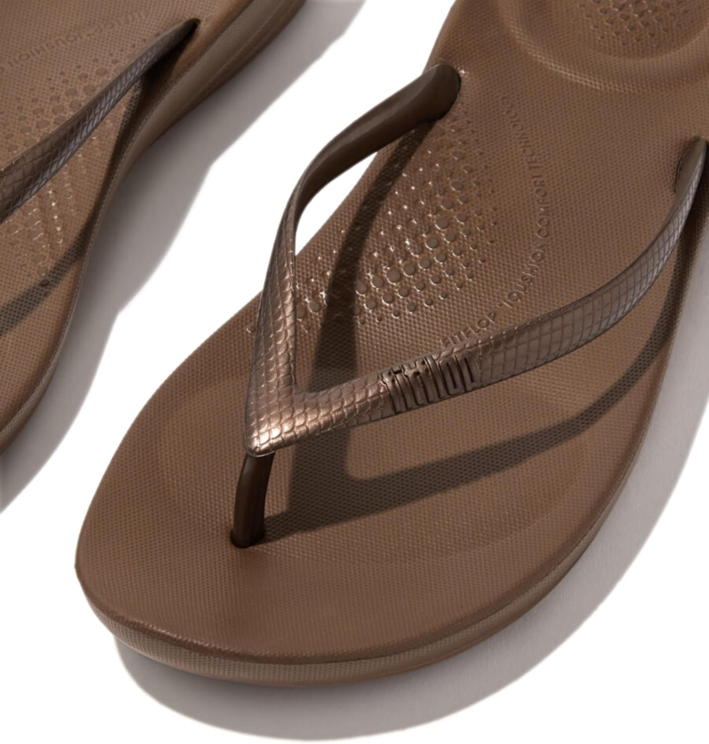 image:imageFitFlop Surfa StripeWebbing ToePost SandalsBronze