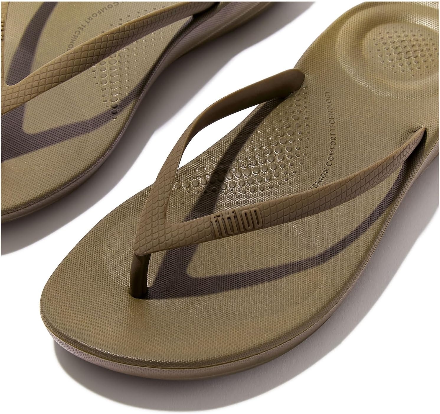 image:imageFitFlop Surfa StripeWebbing ToePost SandalsMossy