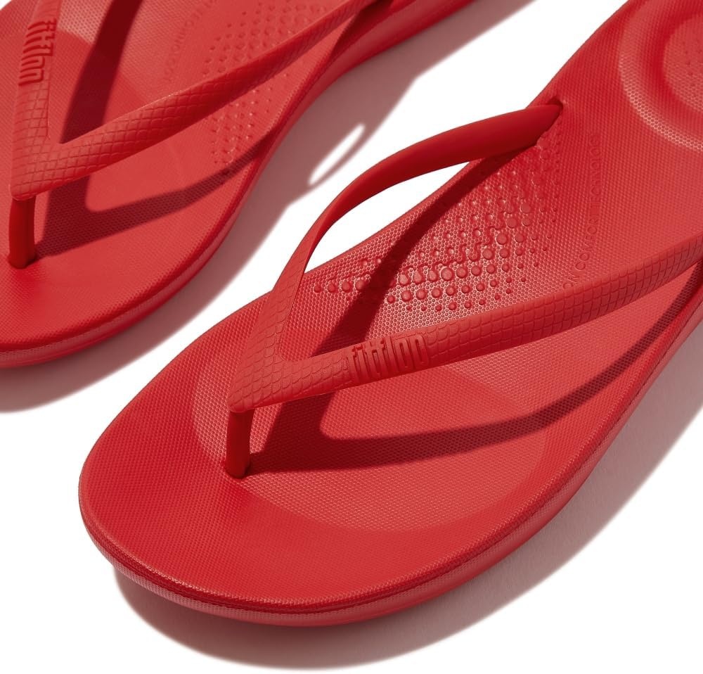 image:imageFitFlop Surfa StripeWebbing ToePost SandalsRed