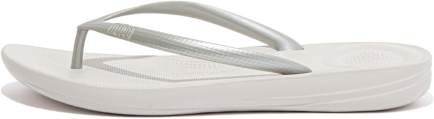 image:imageFitFlop Surfa StripeWebbing ToePost SandalsSilver 2