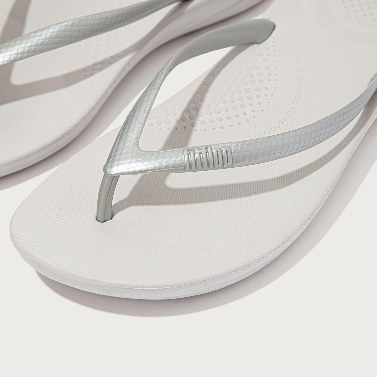 image:imageFitFlop Surfa StripeWebbing ToePost SandalsSilver