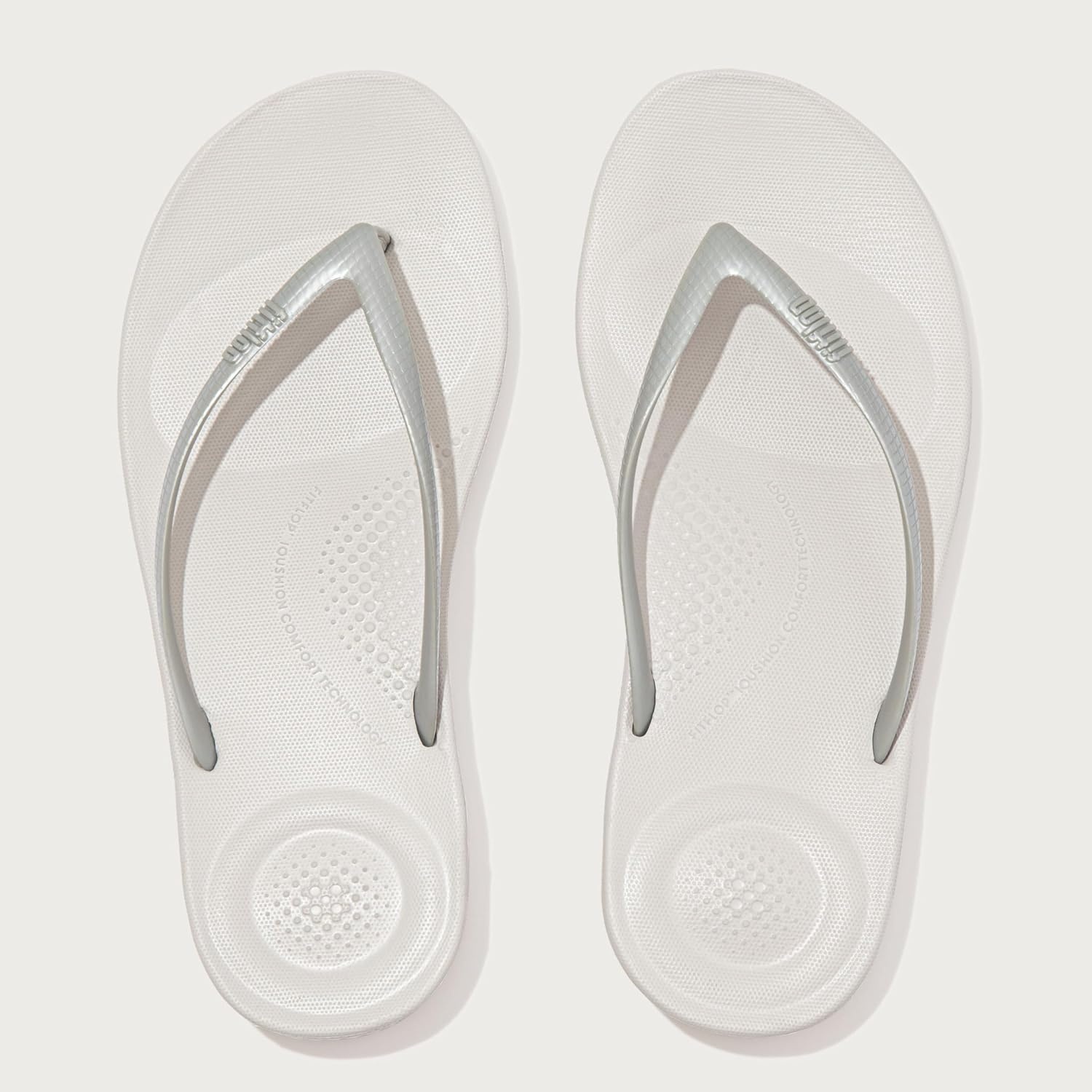 image:imageFitFlop Surfa StripeWebbing ToePost SandalsSilver