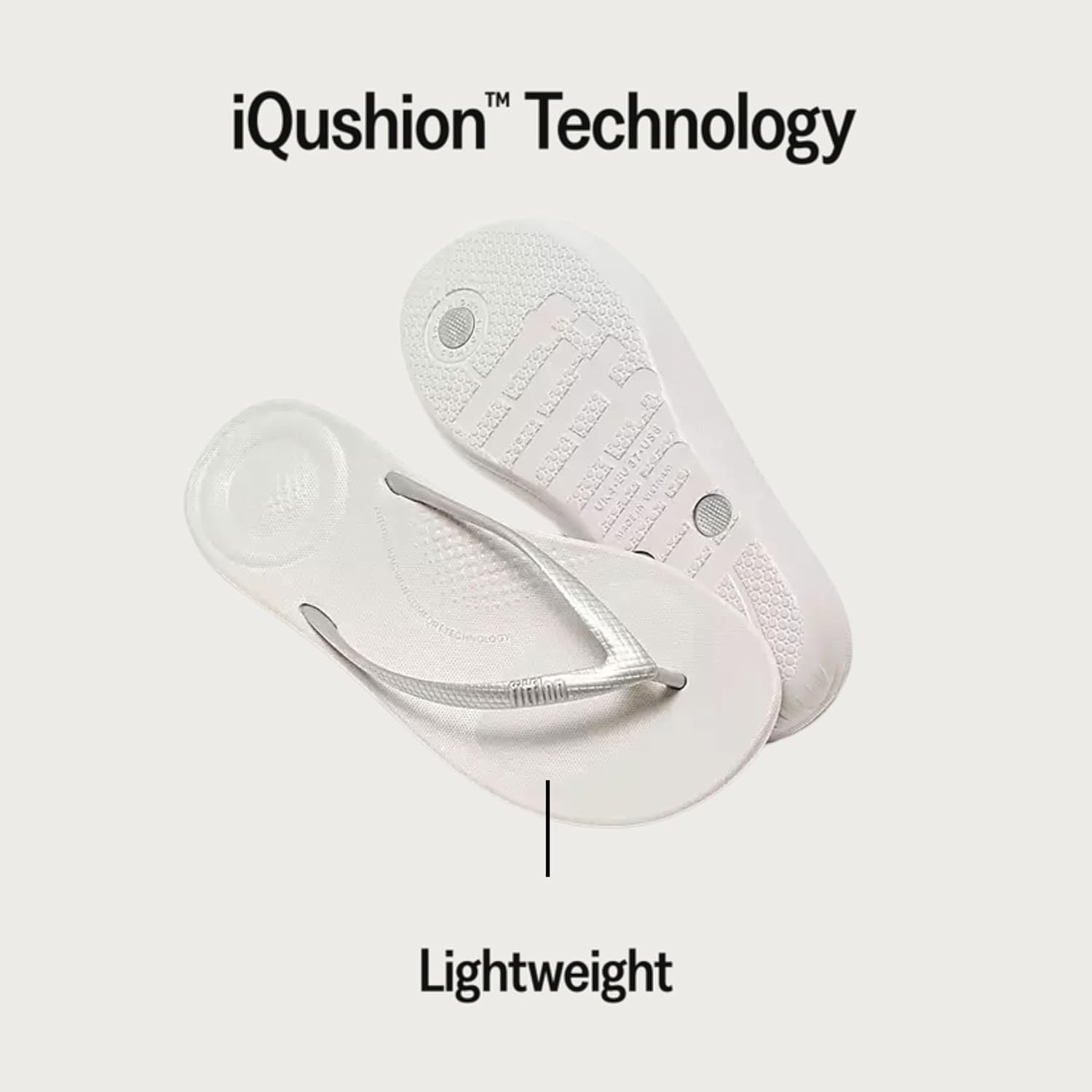 image:imageFitFlop Surfa StripeWebbing ToePost SandalsSilver