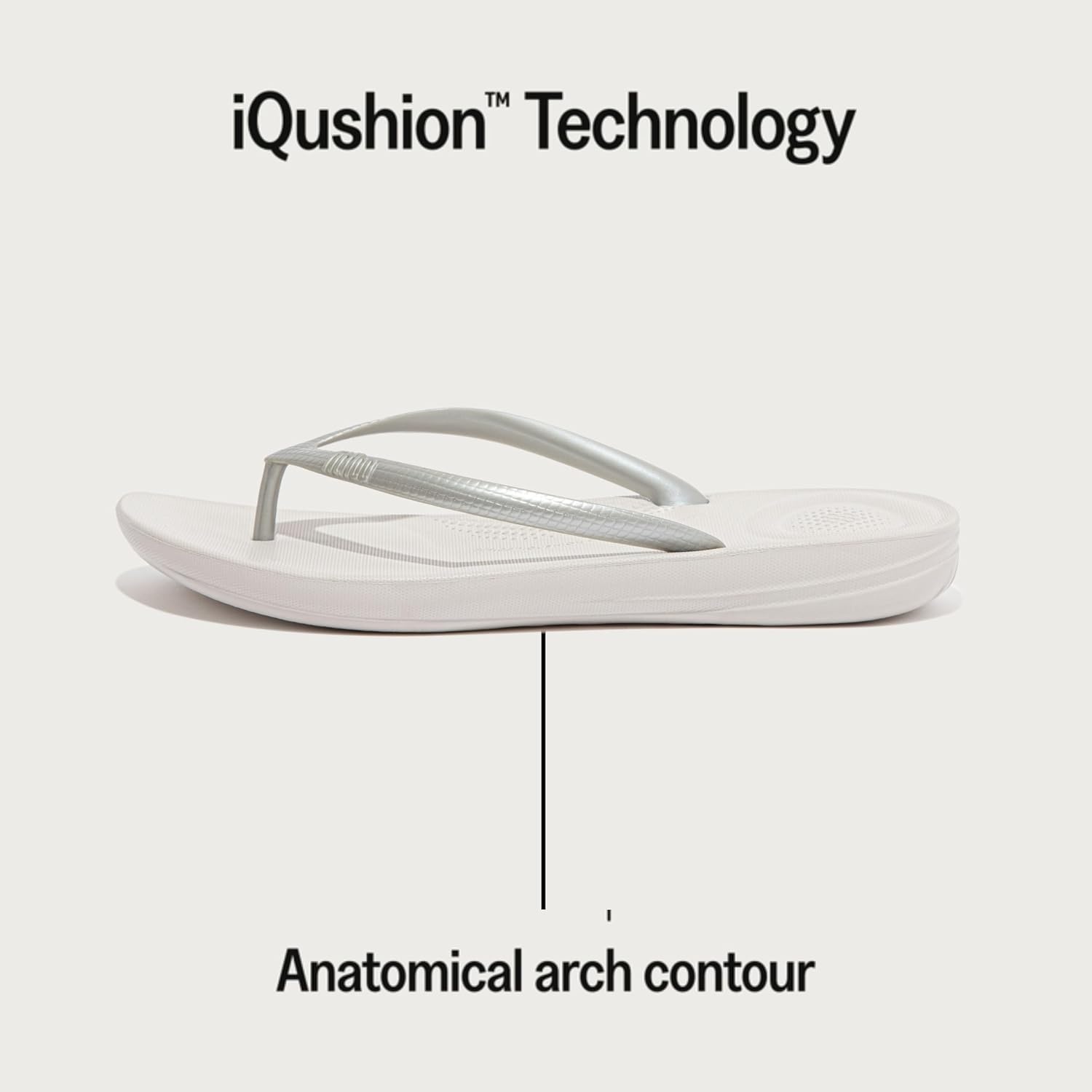 image:imageFitFlop Surfa StripeWebbing ToePost SandalsSilver