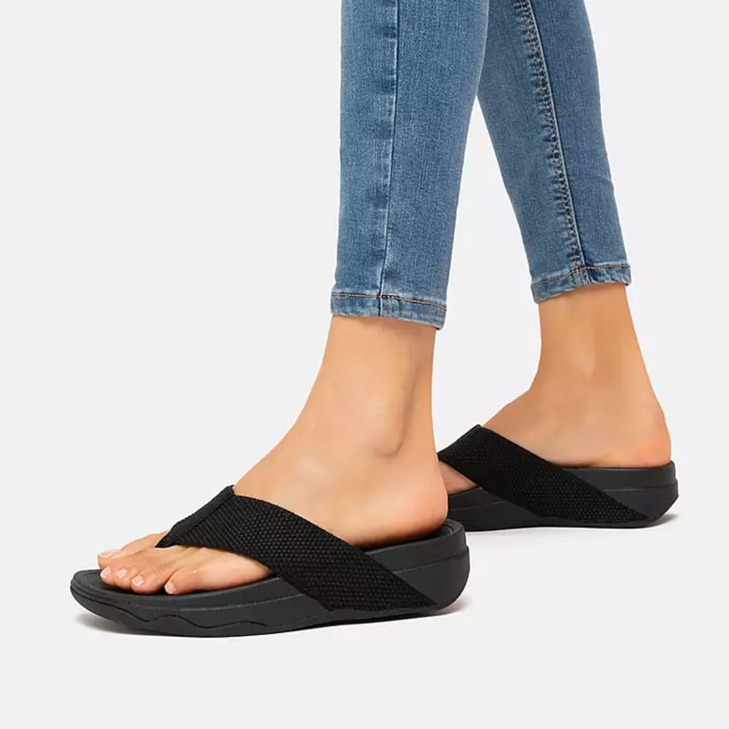 image:imageFitFlop Surfa Toe Post SandalsBlack