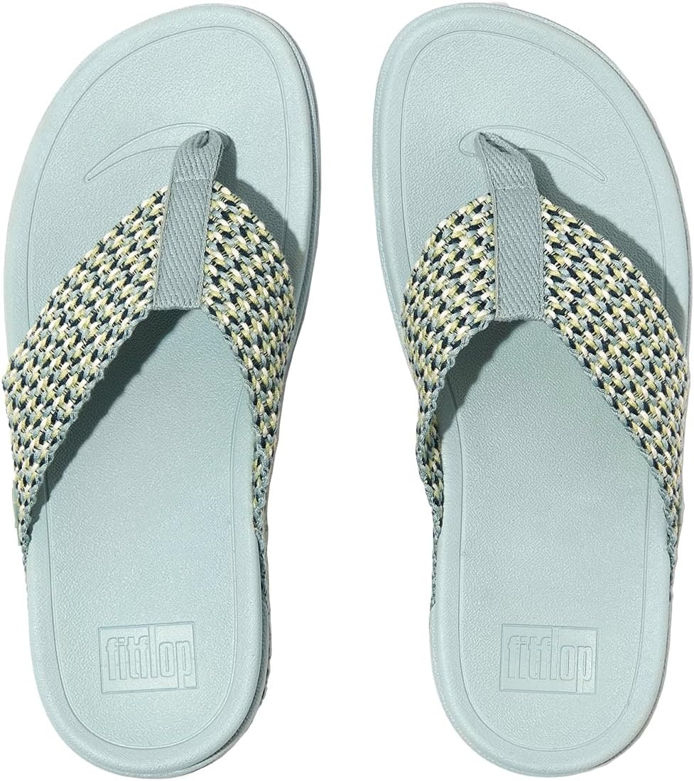 image:imageFitFlop Surfa Toe Post SandalsMint Blue Multi