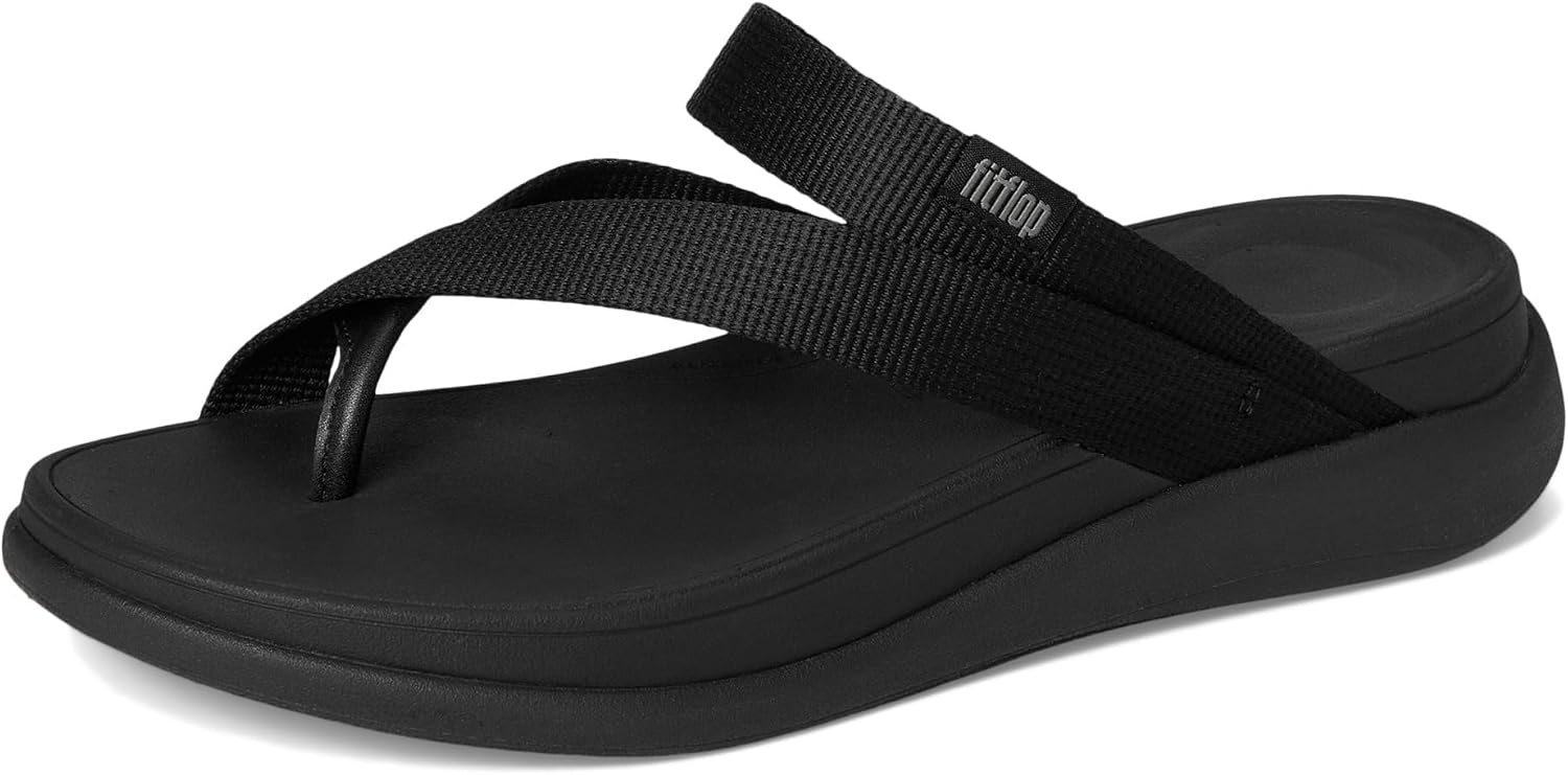 image:imageFitFlop Womens FMODE Go Webbing Sling SandalAll Black