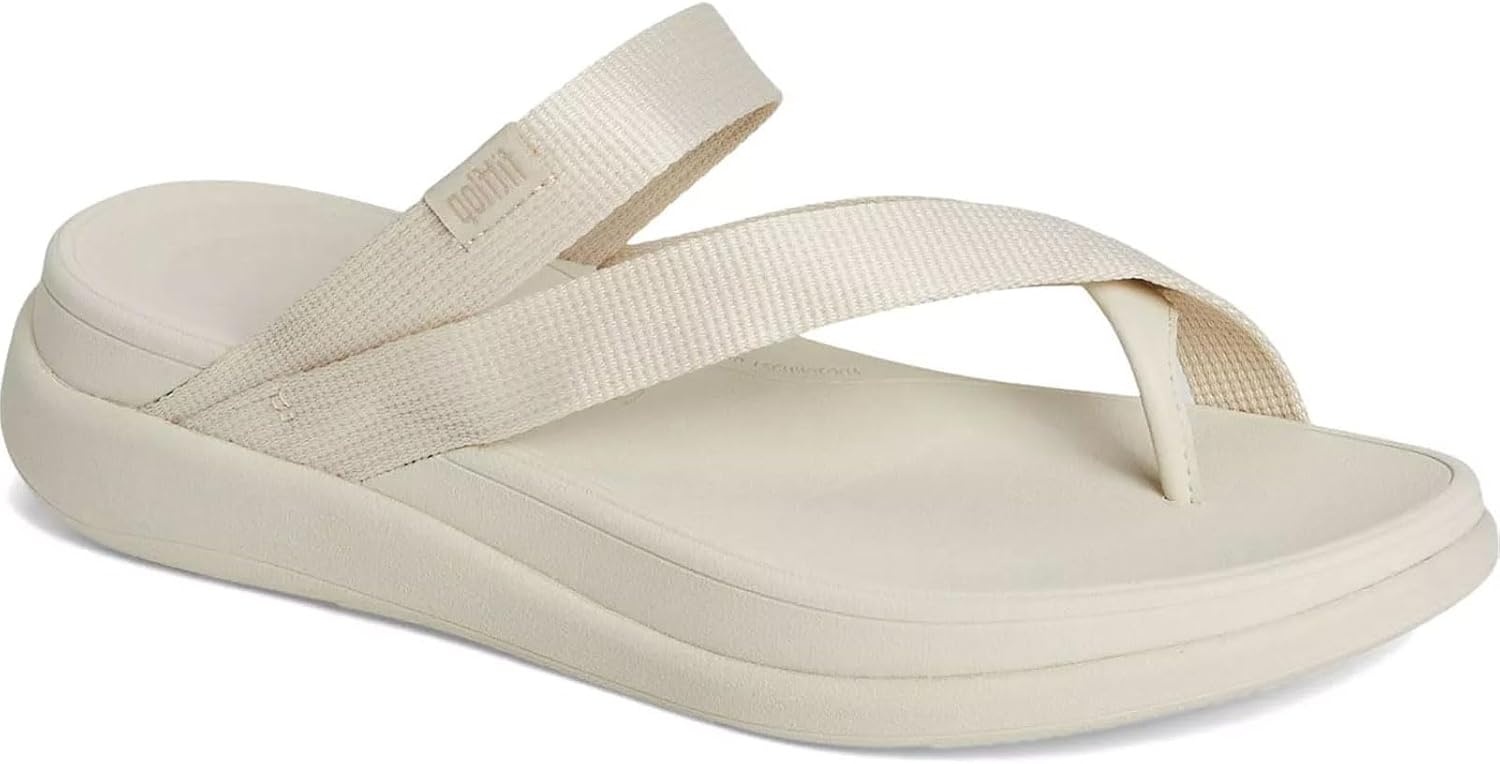 image:imageFitFlop Womens FMODE Go Webbing Sling SandalParis Beige