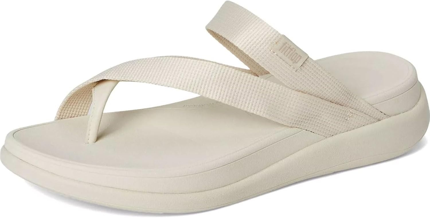 image:imageFitFlop Womens FMODE Go Webbing Sling SandalParis Beige