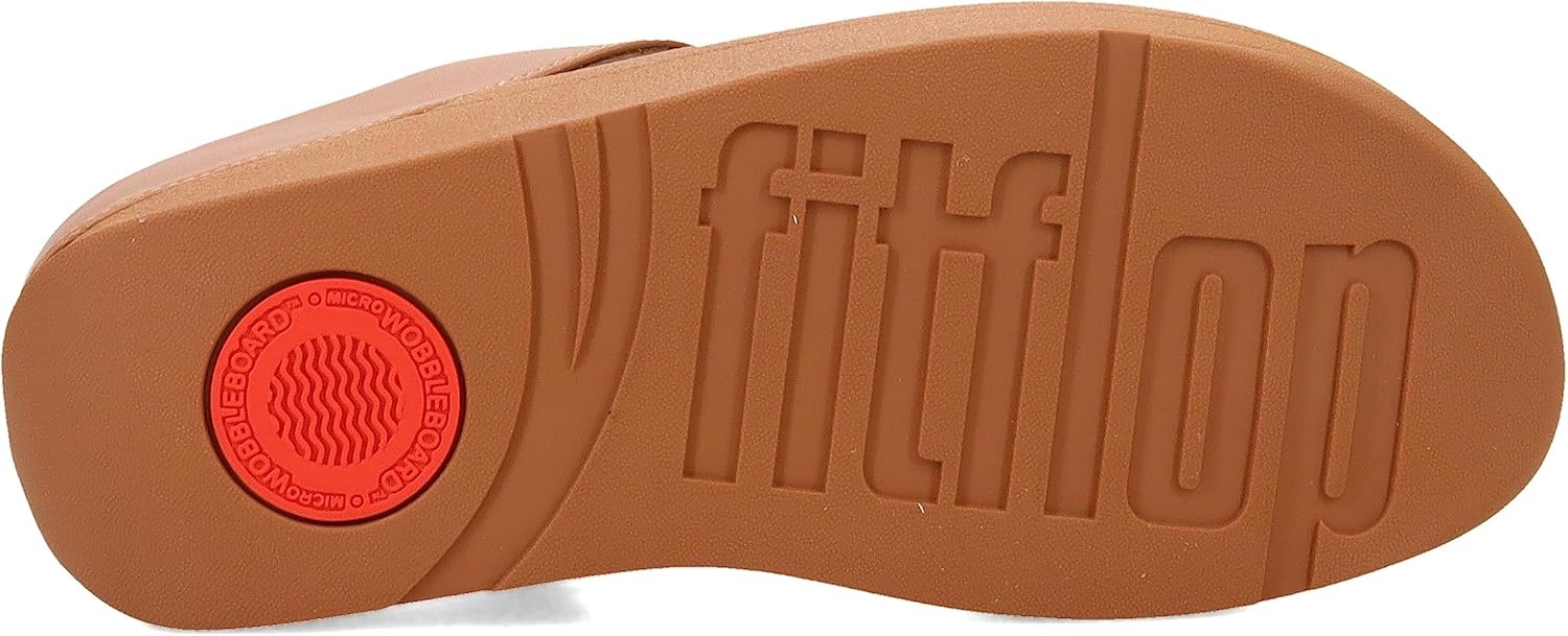image:imageFitFlop Womens LULU Suede ToePost Sandals Lightweight Summer Walking Sandals with Cushioned Comfort Arch Support amp GripLight Tan