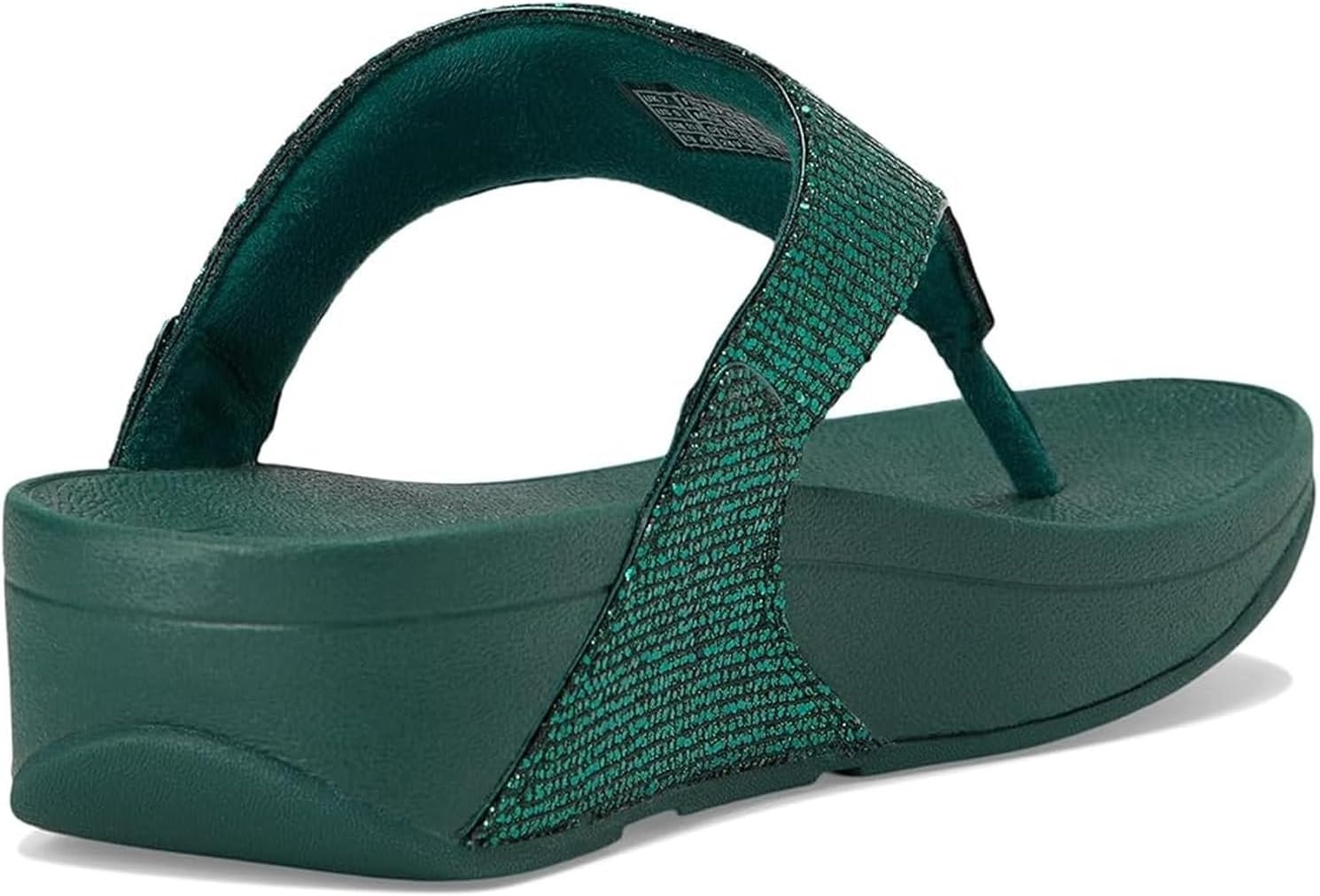 image:imageFitFlop Womens LULU Suede ToePost Sandals Lightweight Summer Walking Sandals with Cushioned Comfort Arch Support amp GripMetallic Deep Teal