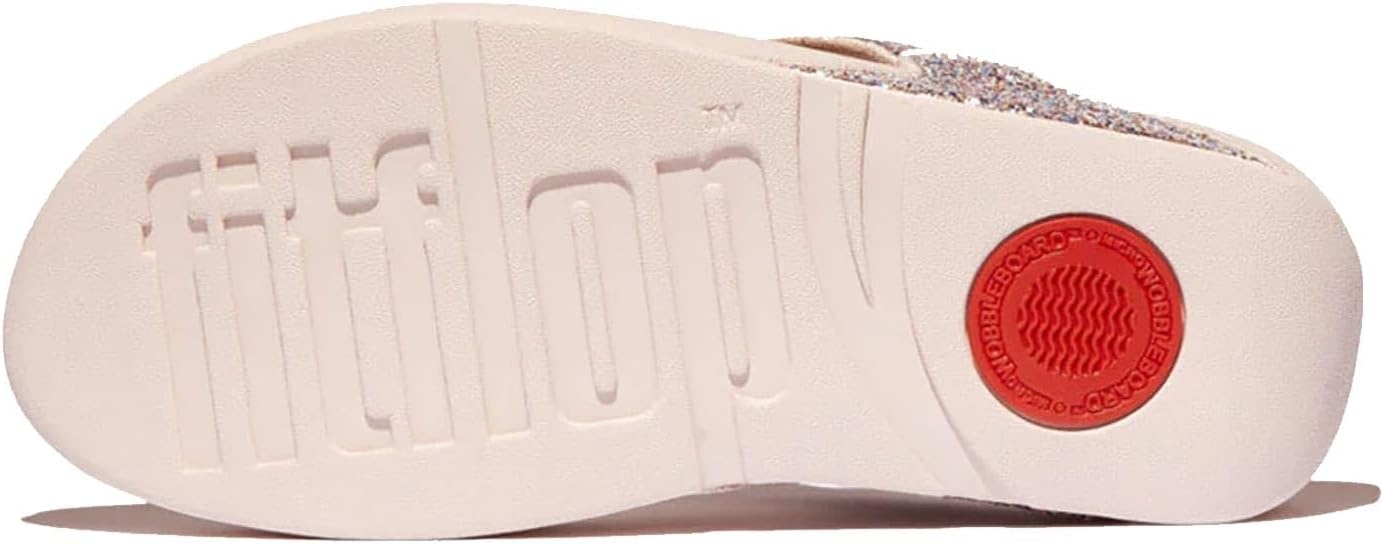 image:imageFitFlop Womens LULU Suede ToePost Sandals Lightweight Summer Walking Sandals with Cushioned Comfort Arch Support amp GripNude Rose Mix