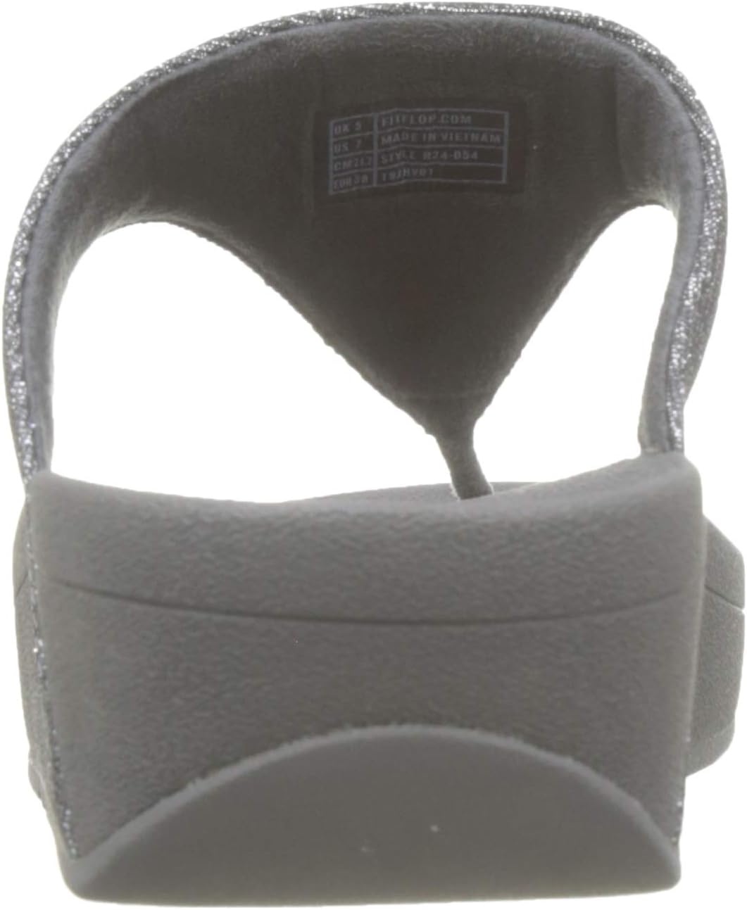 image:imageFitFlop Womens LULU Suede ToePost Sandals Lightweight Summer Walking Sandals with Cushioned Comfort Arch Support amp GripPewter