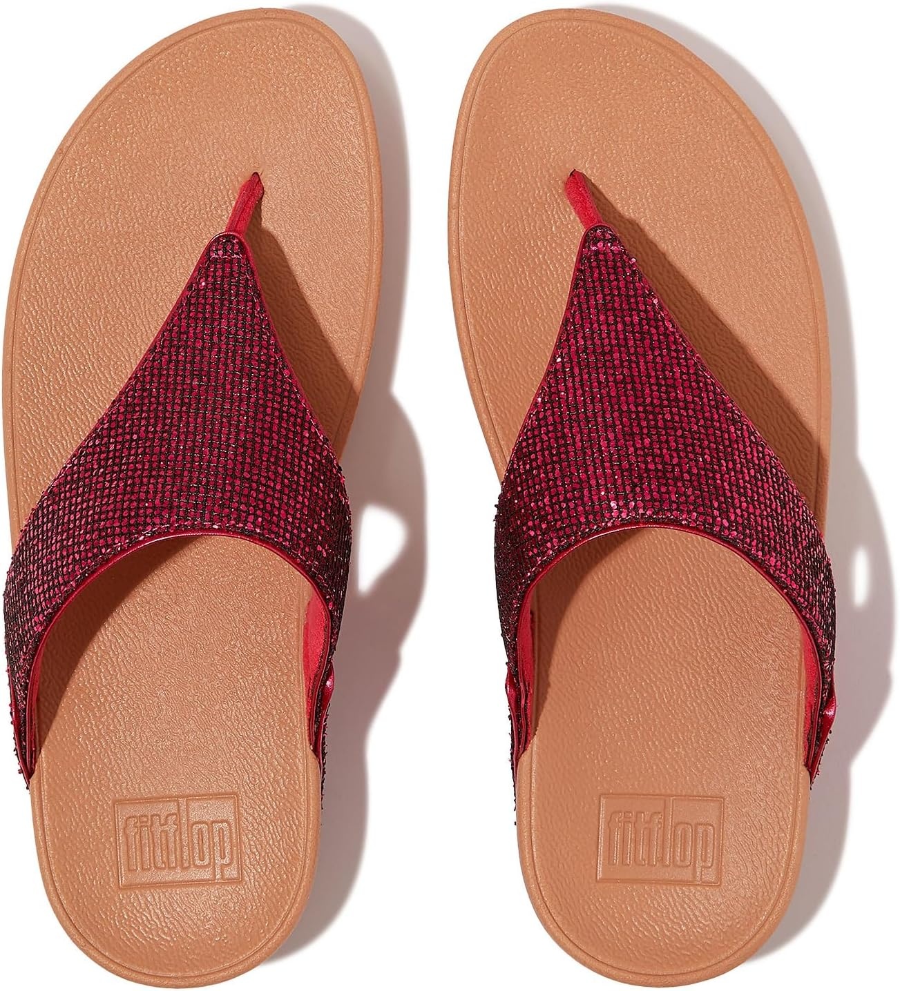 image:imageFitFlop Womens LULU Suede ToePost Sandals Lightweight Summer Walking Sandals with Cushioned Comfort Arch Support amp GripPink