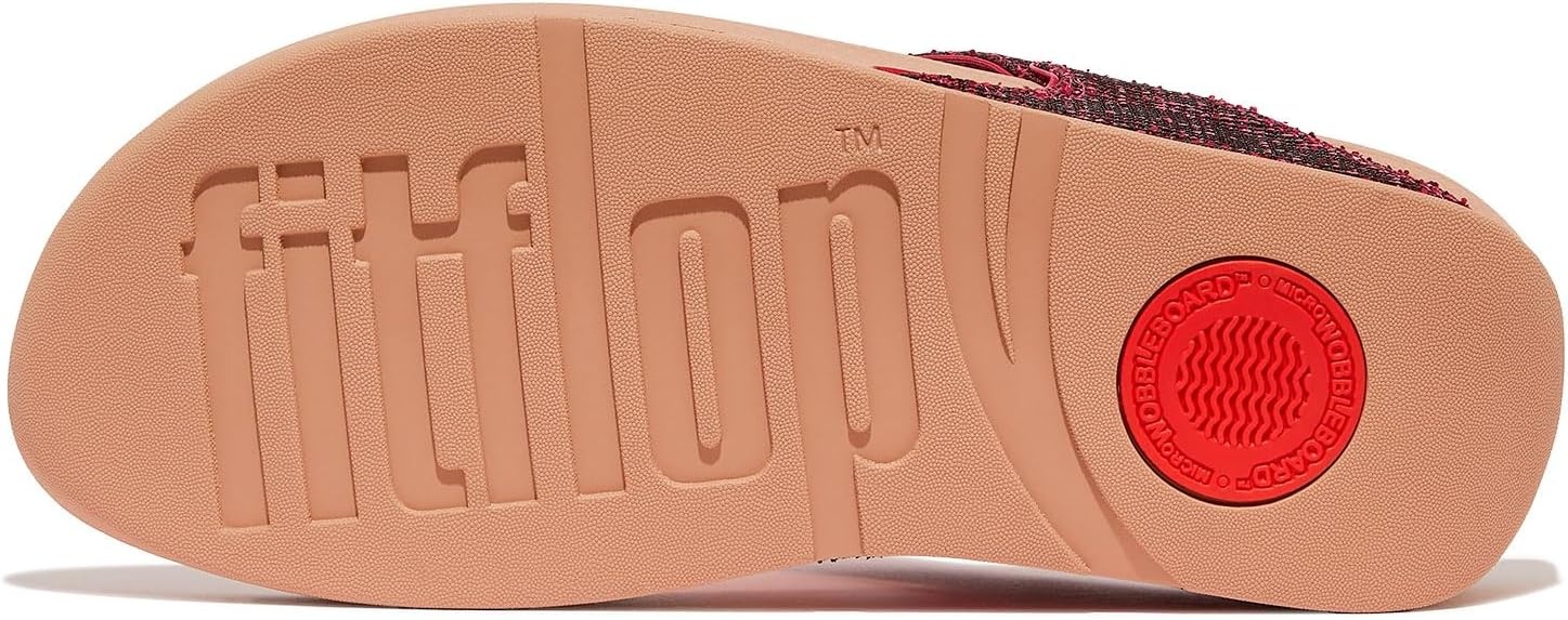 image:imageFitFlop Womens LULU Suede ToePost Sandals Lightweight Summer Walking Sandals with Cushioned Comfort Arch Support amp GripPink
