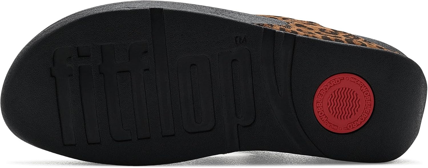 image:imageFitFlop Womens LULU Suede ToePost Sandals Lightweight Summer Walking Sandals with Cushioned Comfort Arch Support amp GripTanBlack