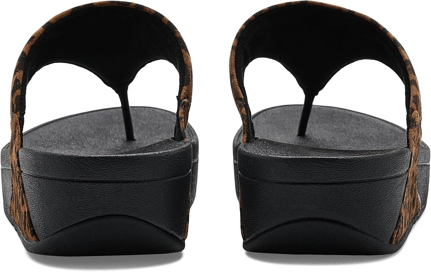 image:imageFitFlop Womens LULU Suede ToePost Sandals Lightweight Summer Walking Sandals with Cushioned Comfort Arch Support amp GripTanBlack