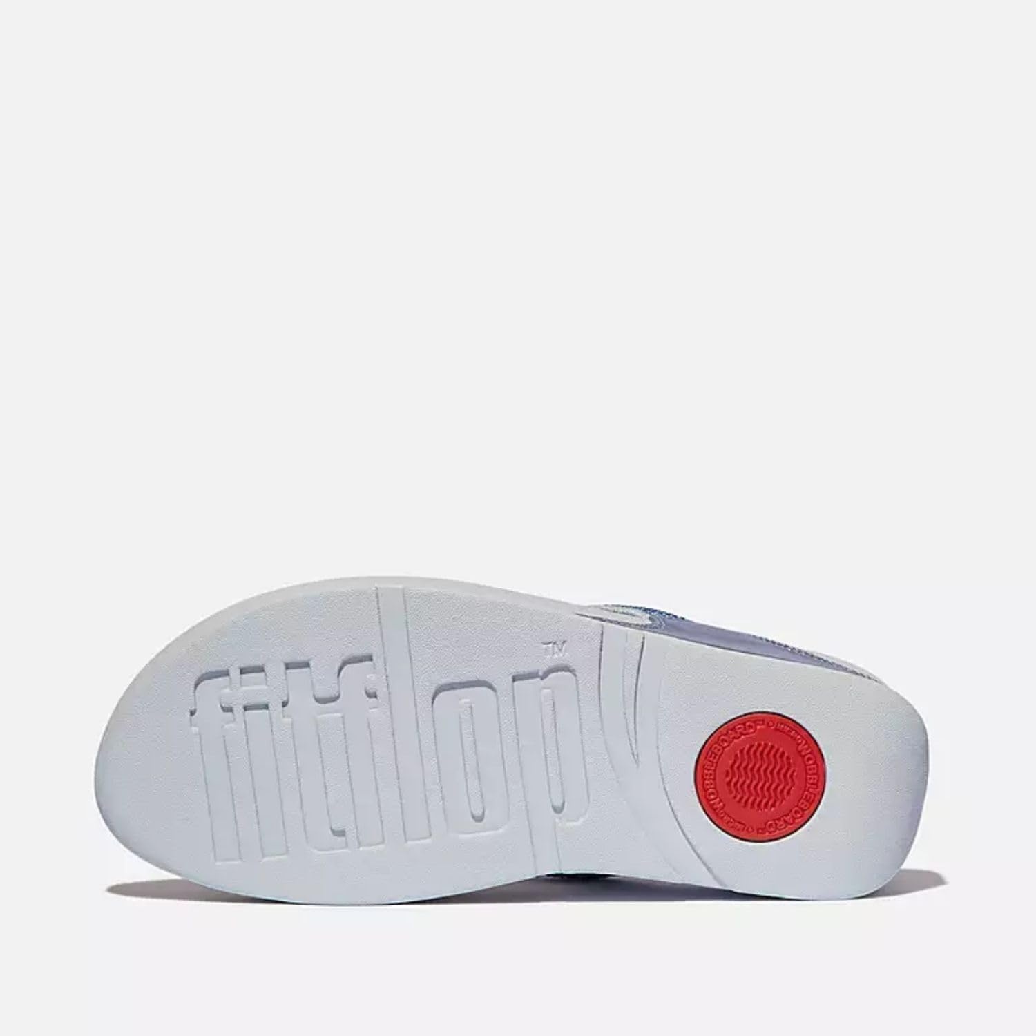 image:imageFitFlop Womens Lulu Crystal Embellished ToePost SandalsQuiet Blue