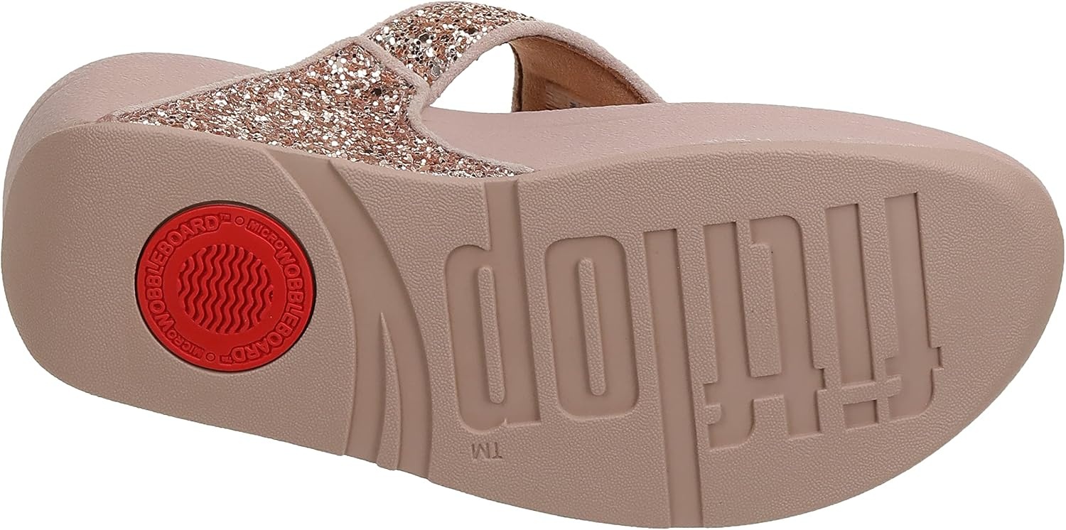 image:imageFitFlop Womens Lulu Glitz ToePost SandalRed Purple Other Combi