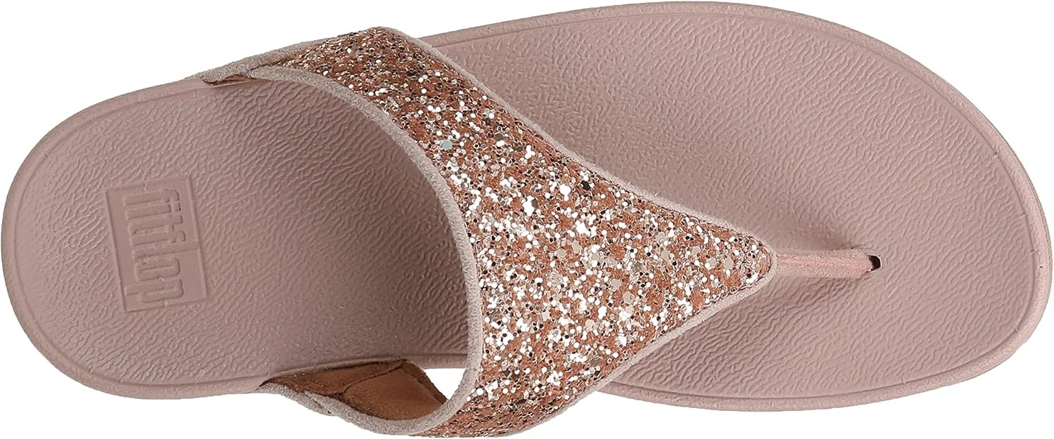 image:imageFitFlop Womens Lulu Glitz ToePost SandalRed Purple Other Combi