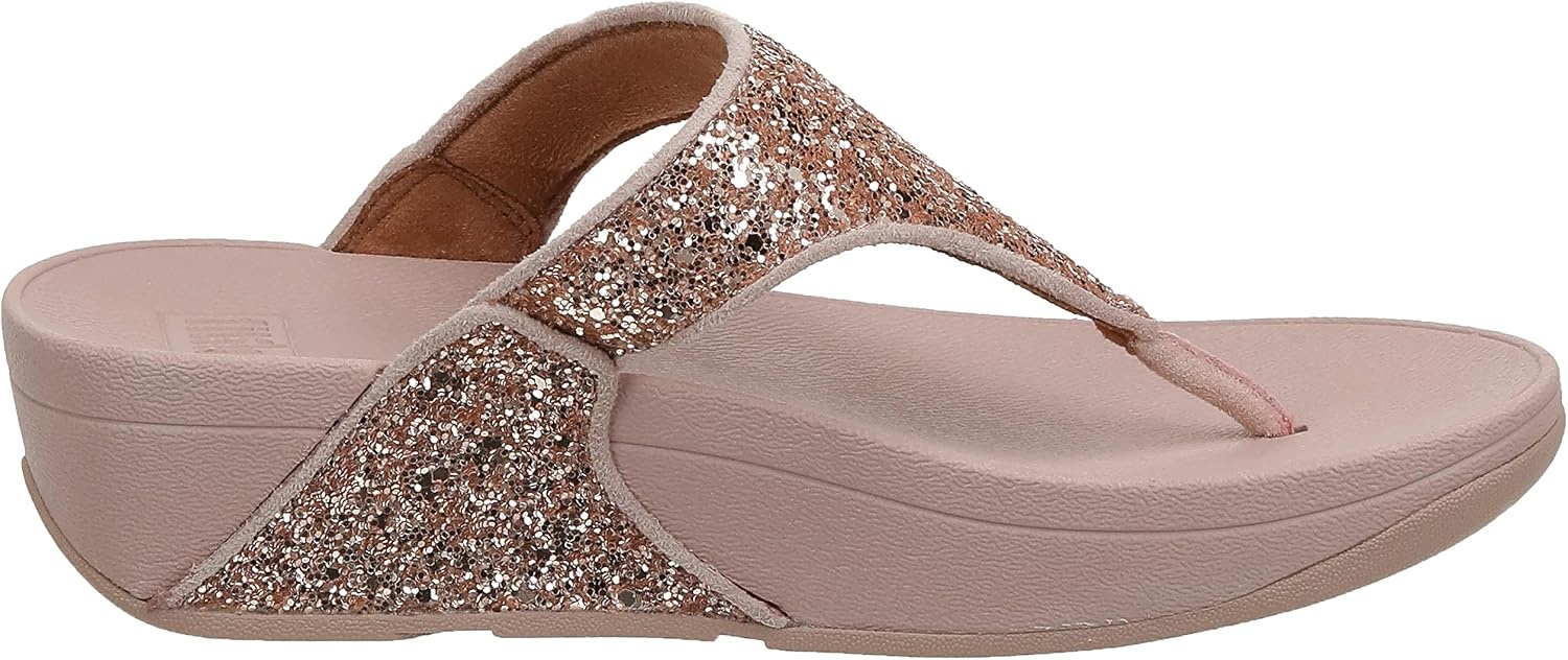 image:imageFitFlop Womens Lulu Glitz ToePost SandalRed Purple Other Combi