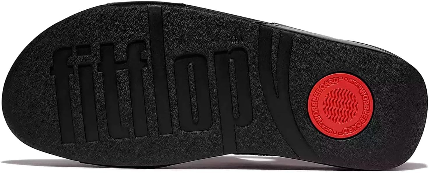 image:imageFitFlop Womens Lulu Sequin Slide SandalAll Black