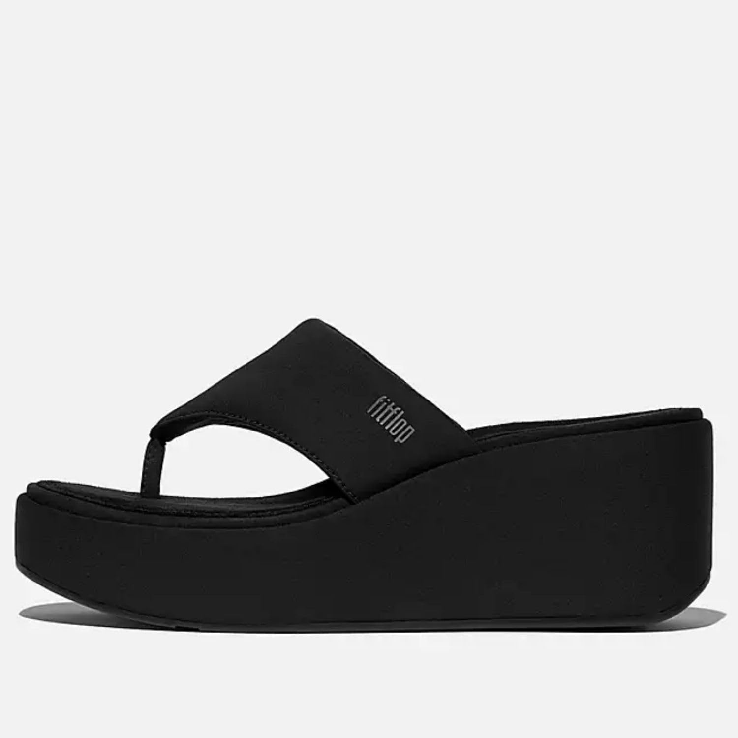 image:imageFitFlop Womens PlatFForms Wedge ToePost SandalAll Black