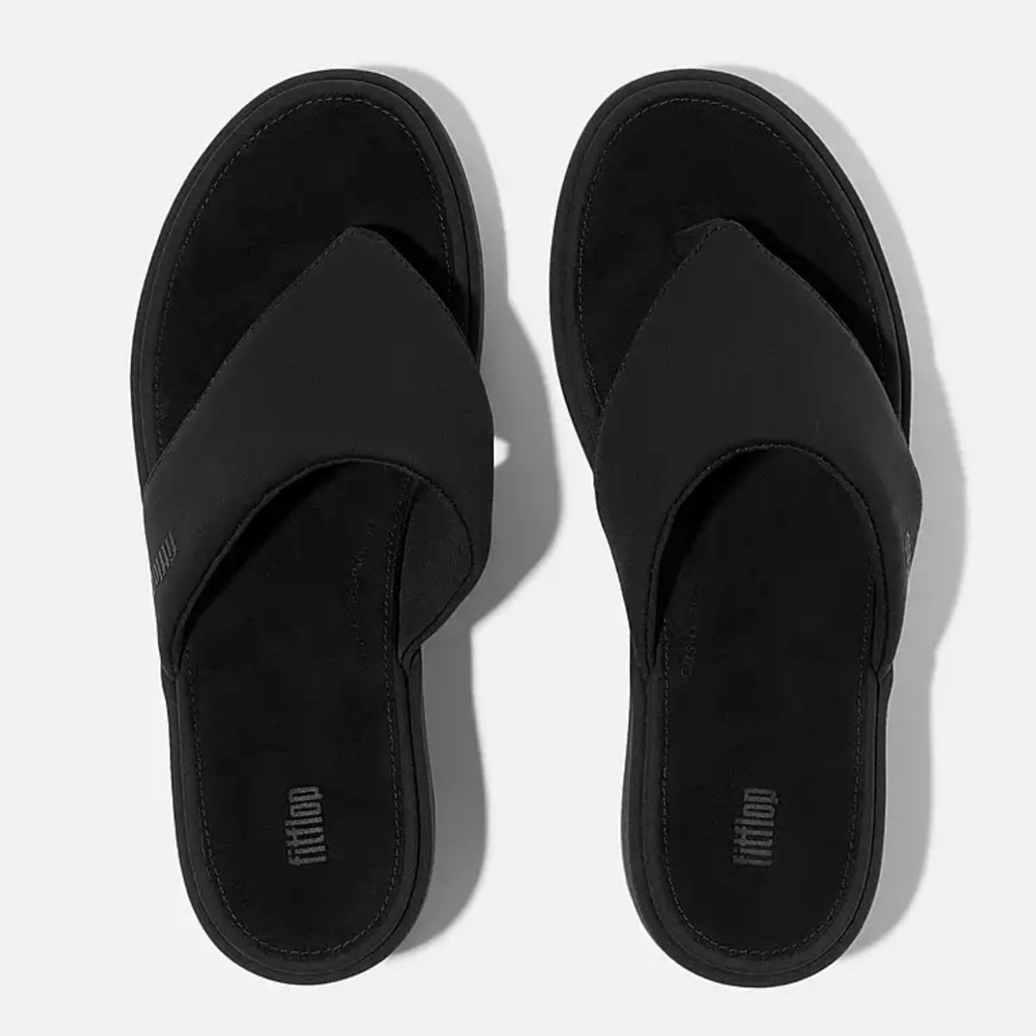 image:imageFitFlop Womens PlatFForms Wedge ToePost SandalAll Black