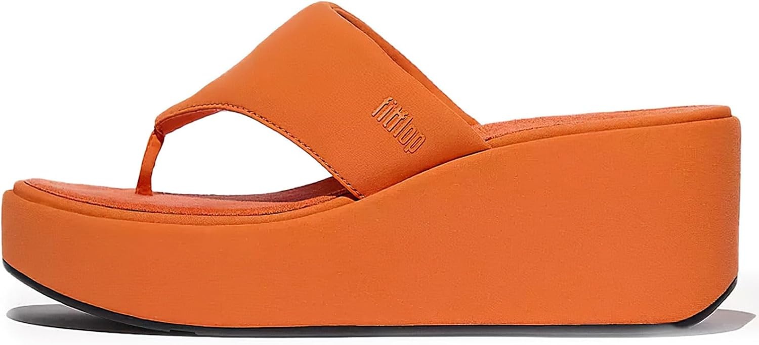 image:imageFitFlop Womens PlatFForms Wedge ToePost SandalSatsuma