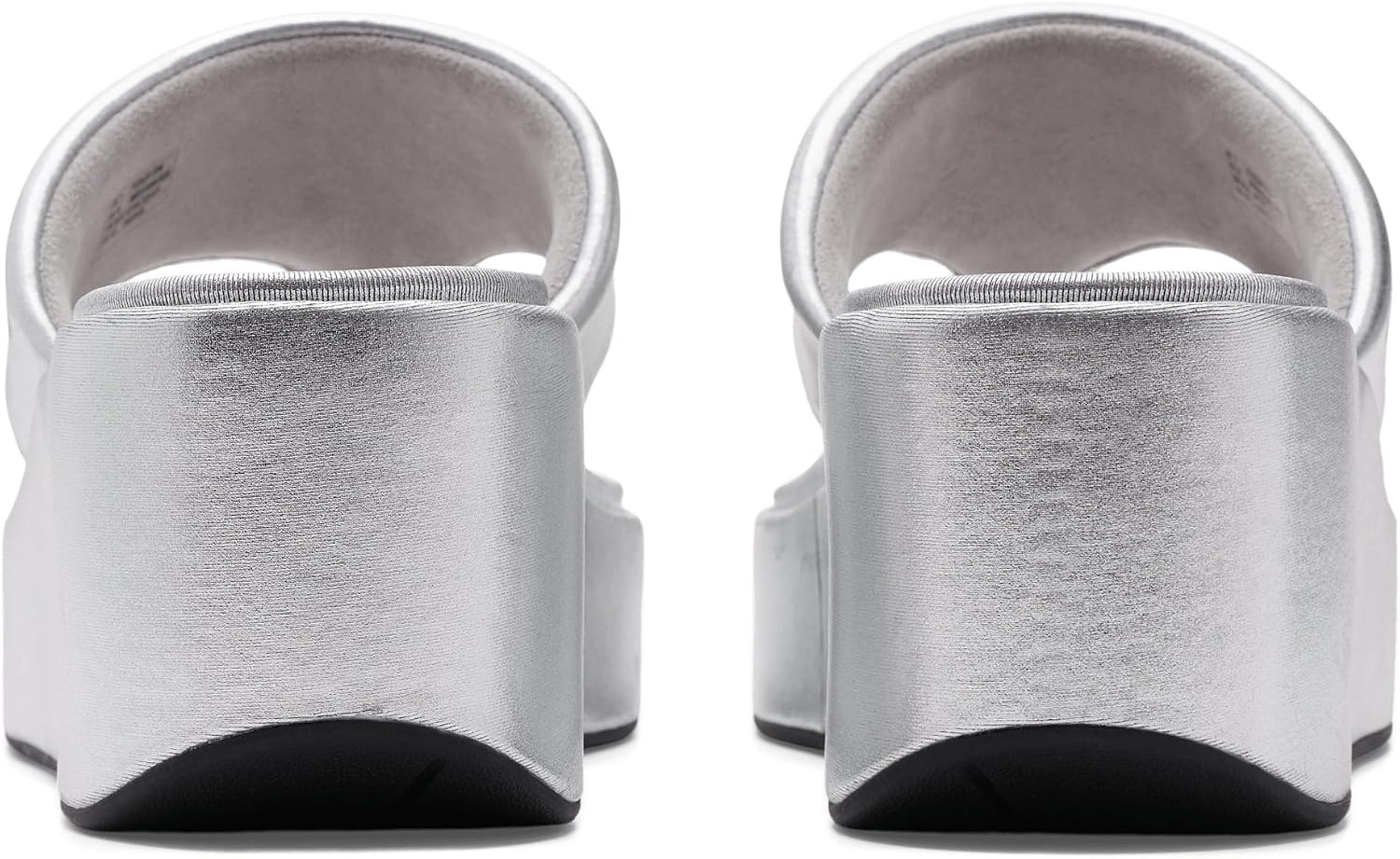 image:imageFitFlop Womens PlatFForms Wedge ToePost SandalSilver