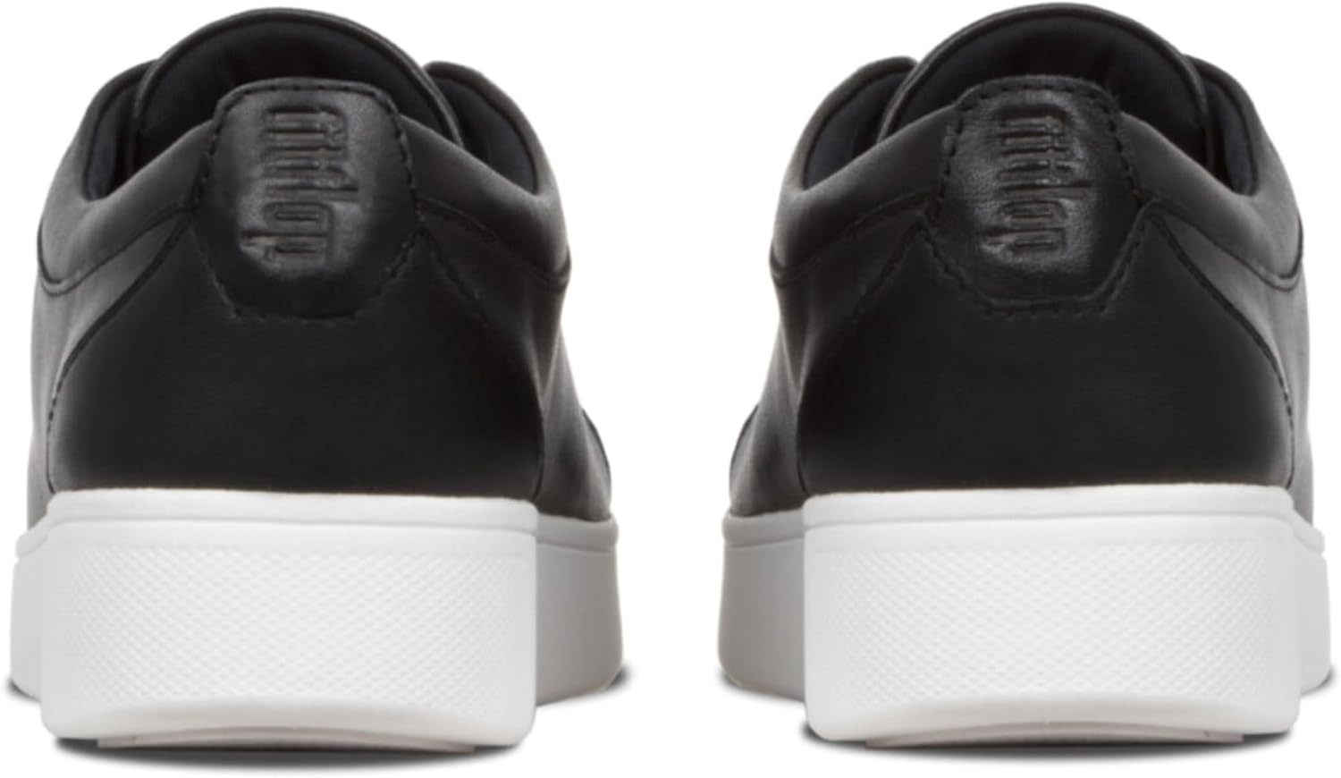 image:imageFitFlop Womens Rally Leather SneakersBlack
