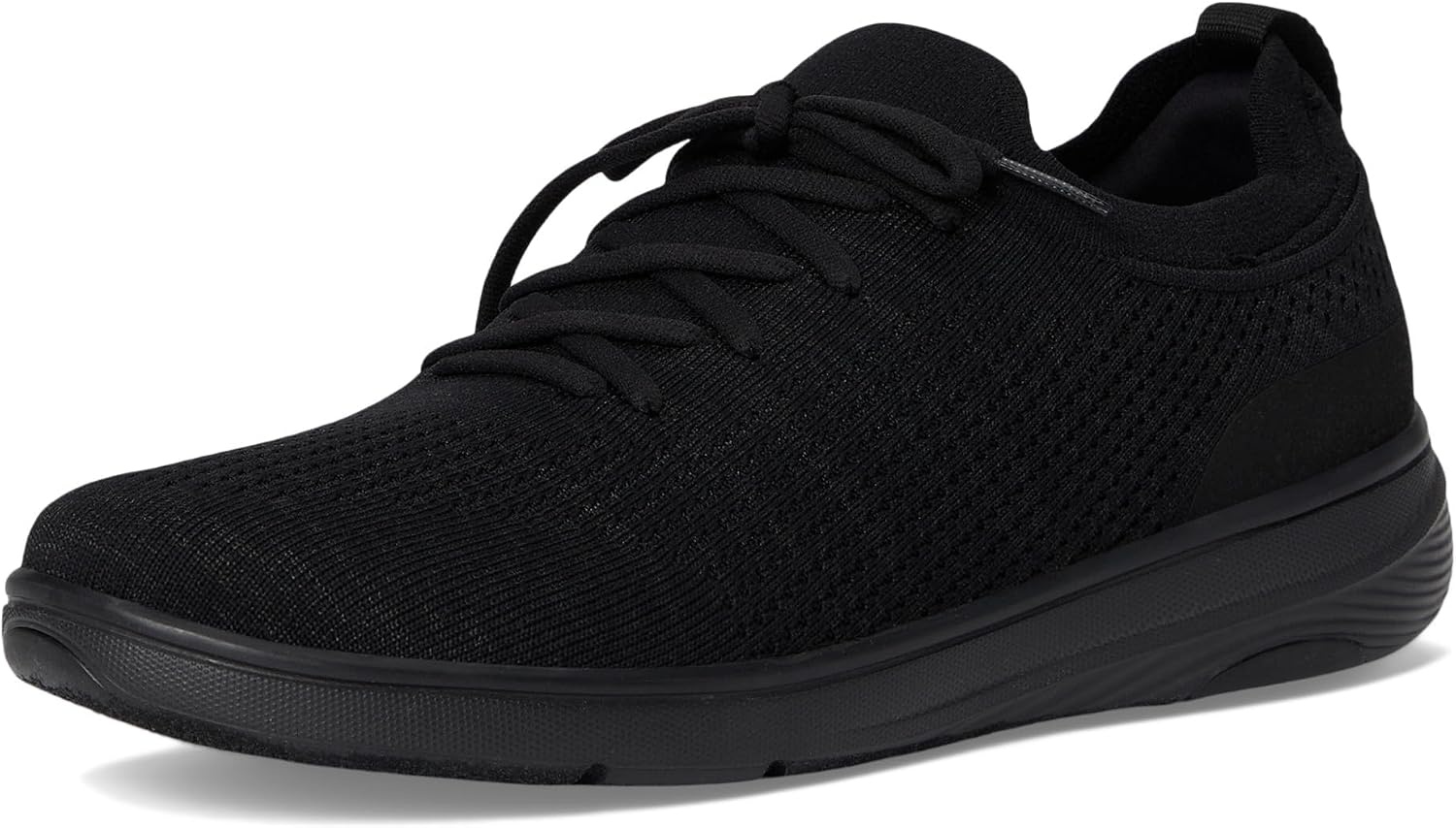image:imageFitFlop Womens Superq Knit Slipon Laced SneakersAll Black