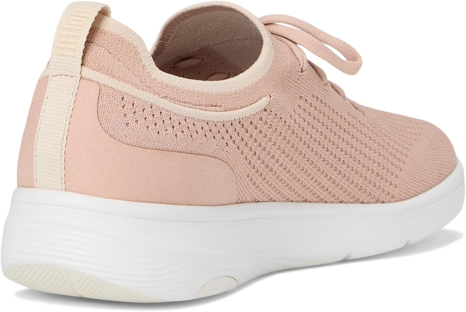 image:imageFitFlop Womens Superq Knit Slipon Laced SneakersBeige BuffRose Gold
