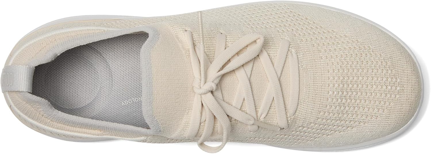 image:imageFitFlop Womens Superq Knit Slipon Laced SneakersParis Beige