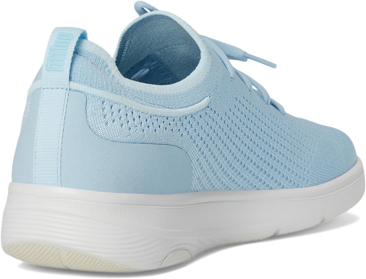 image:imageFitFlop Womens Superq Knit Slipon Laced SneakersSky Blue