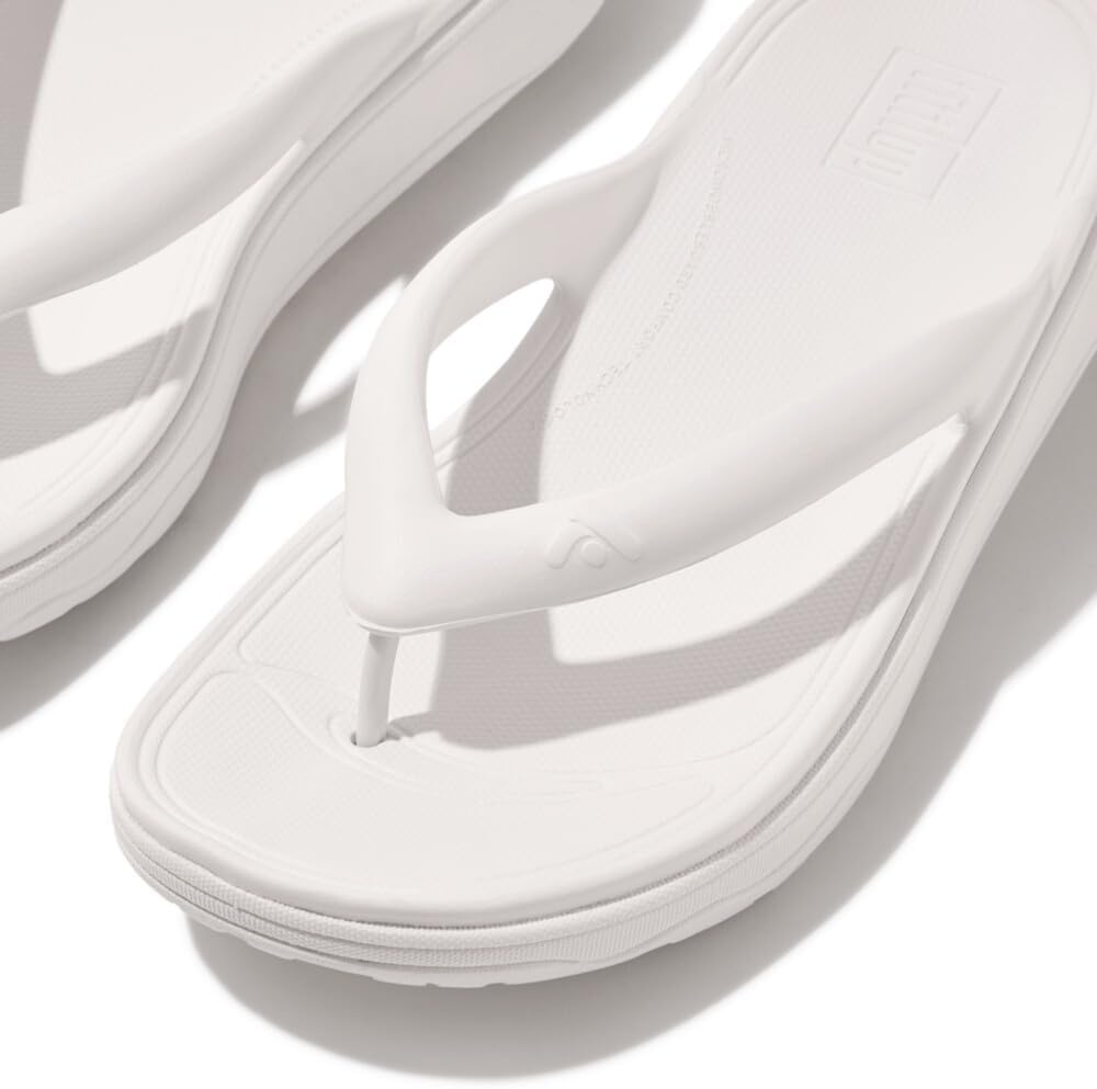 image:imageFitFlop womens Relieff Recovery Toepost SandalsUrban White