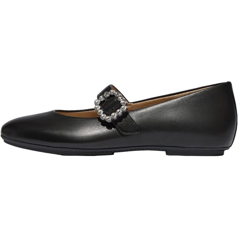 image:imageFitFlop Delicato CrystalBuckle Leather Mary JanesBlack