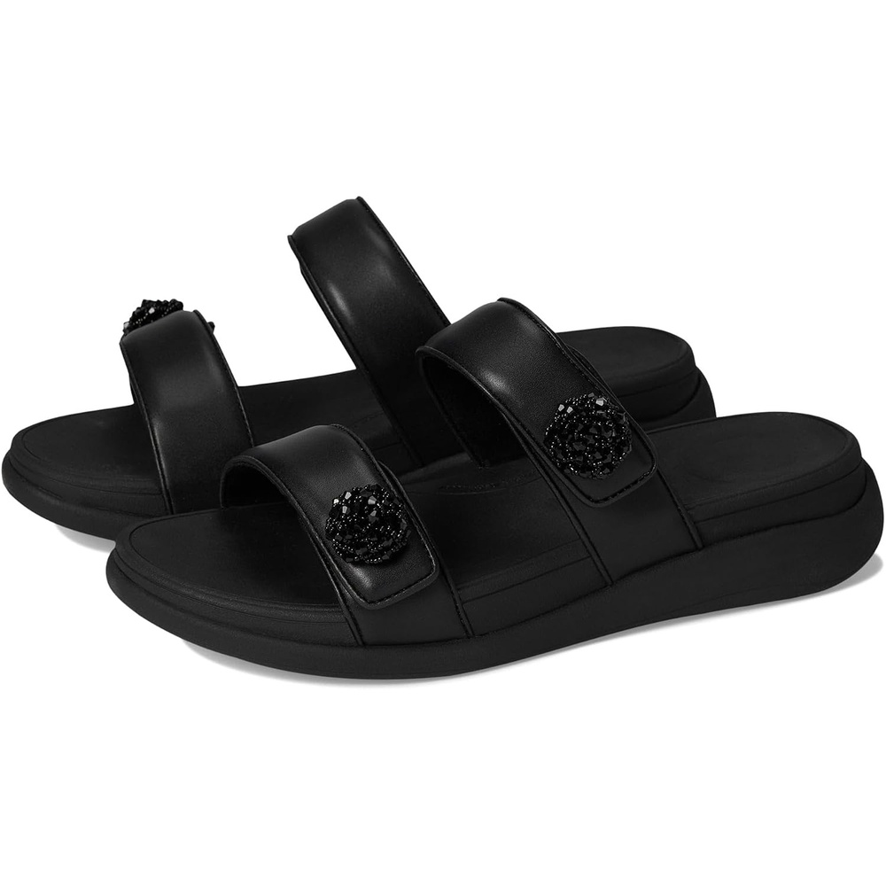 image:imageFitFlop FMode Go BeadieButton Adj Flatform 2Bar SlidesAll Black