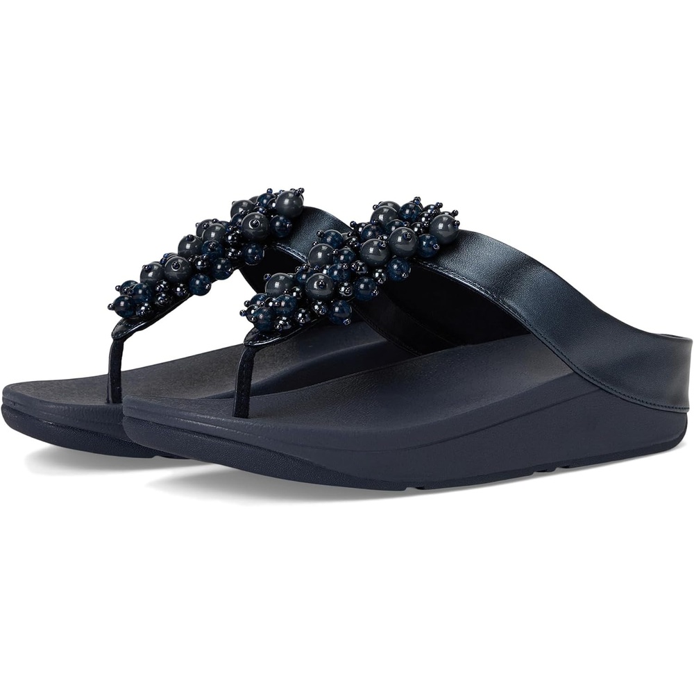 image:imageFitFlop Fino BaubleBead ToePost SandalsMidnight Navy