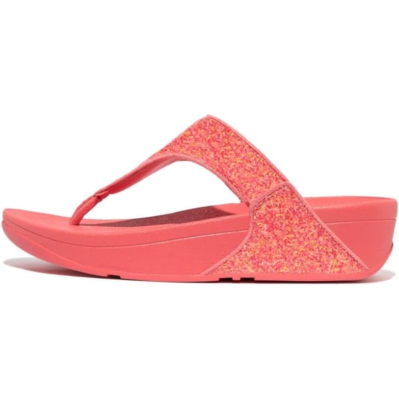 image:imageFitFlop Lulu MultiTonal Glitter ToePost SandalsRosy Coral
