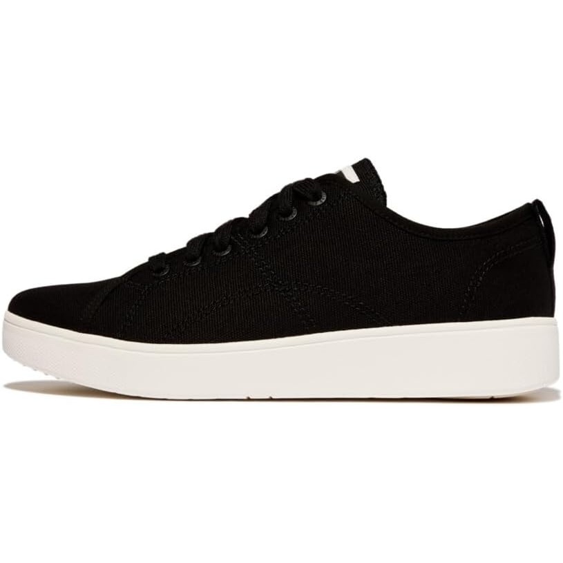 image:imageFitFlop Rally Canvas SneakersBlackCream
