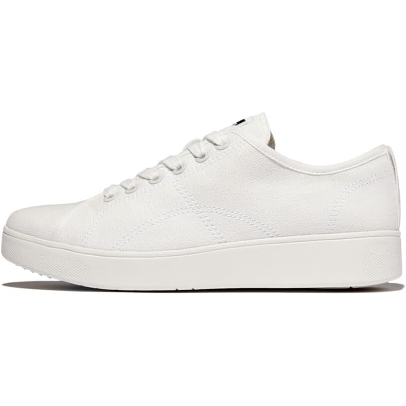 image:imageFitFlop Rally Canvas SneakersUrban White
