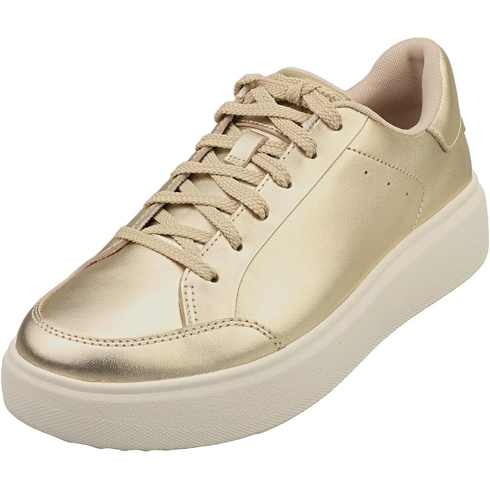 image:imageFitFlop Rtg MetallicLeather SneakersPlatino