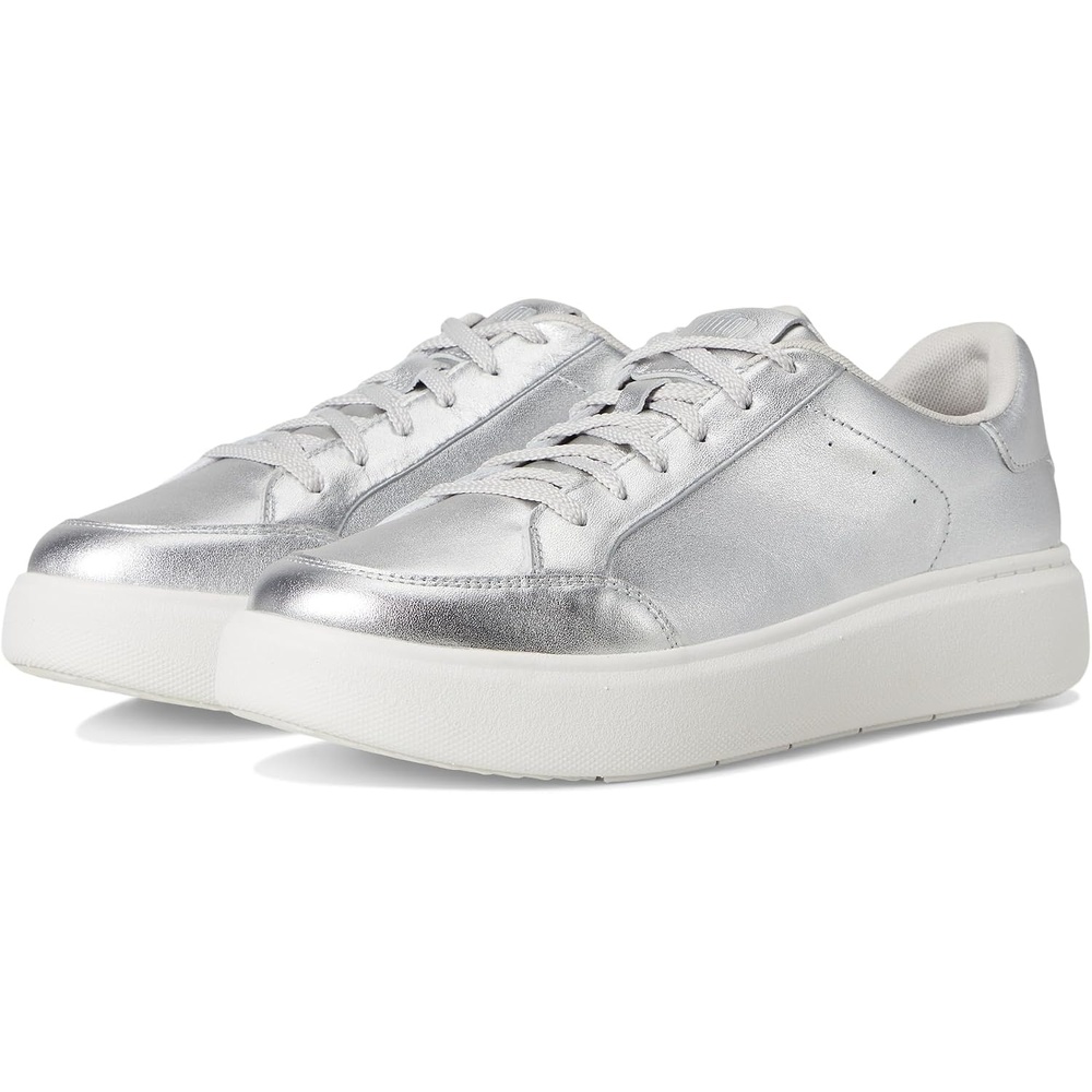 image:imageFitFlop Rtg MetallicLeather SneakersSilver