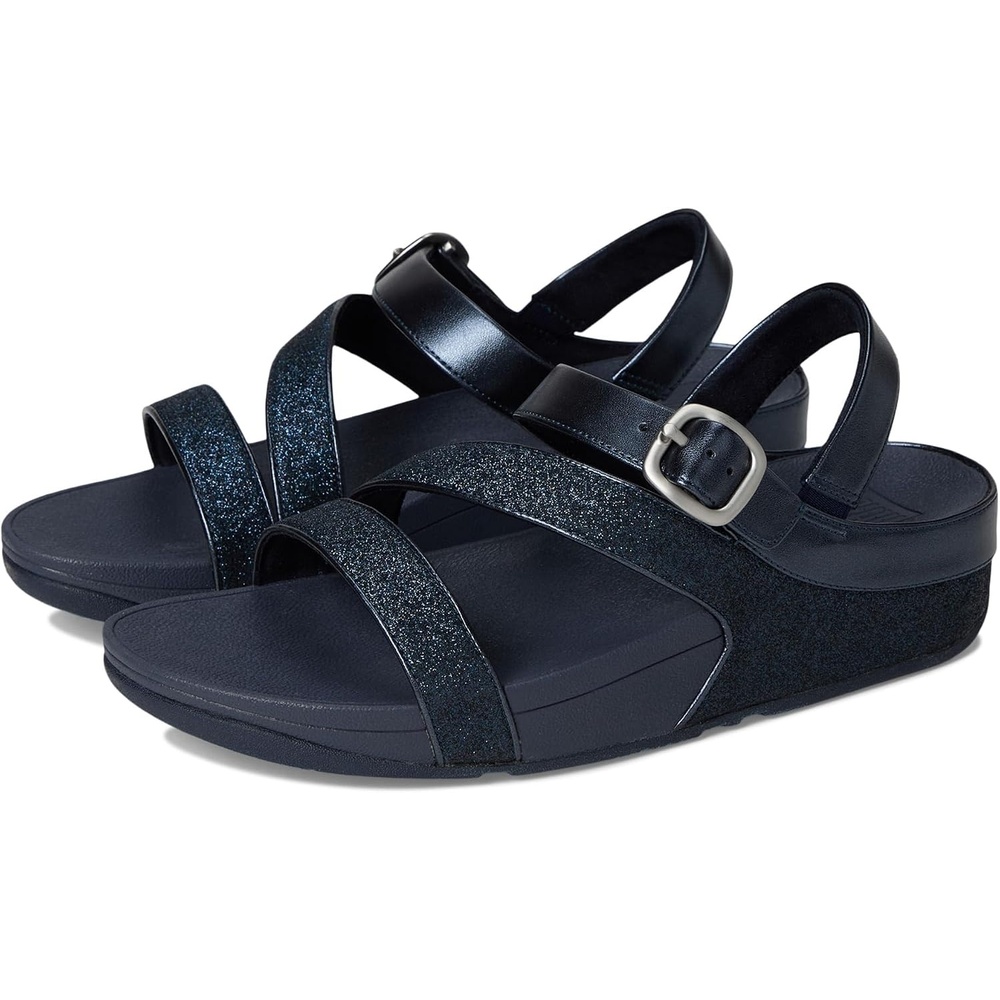 image:imageFitFlop Skinny Ii Glitterdust ZStrap SandalsMidnight Navy